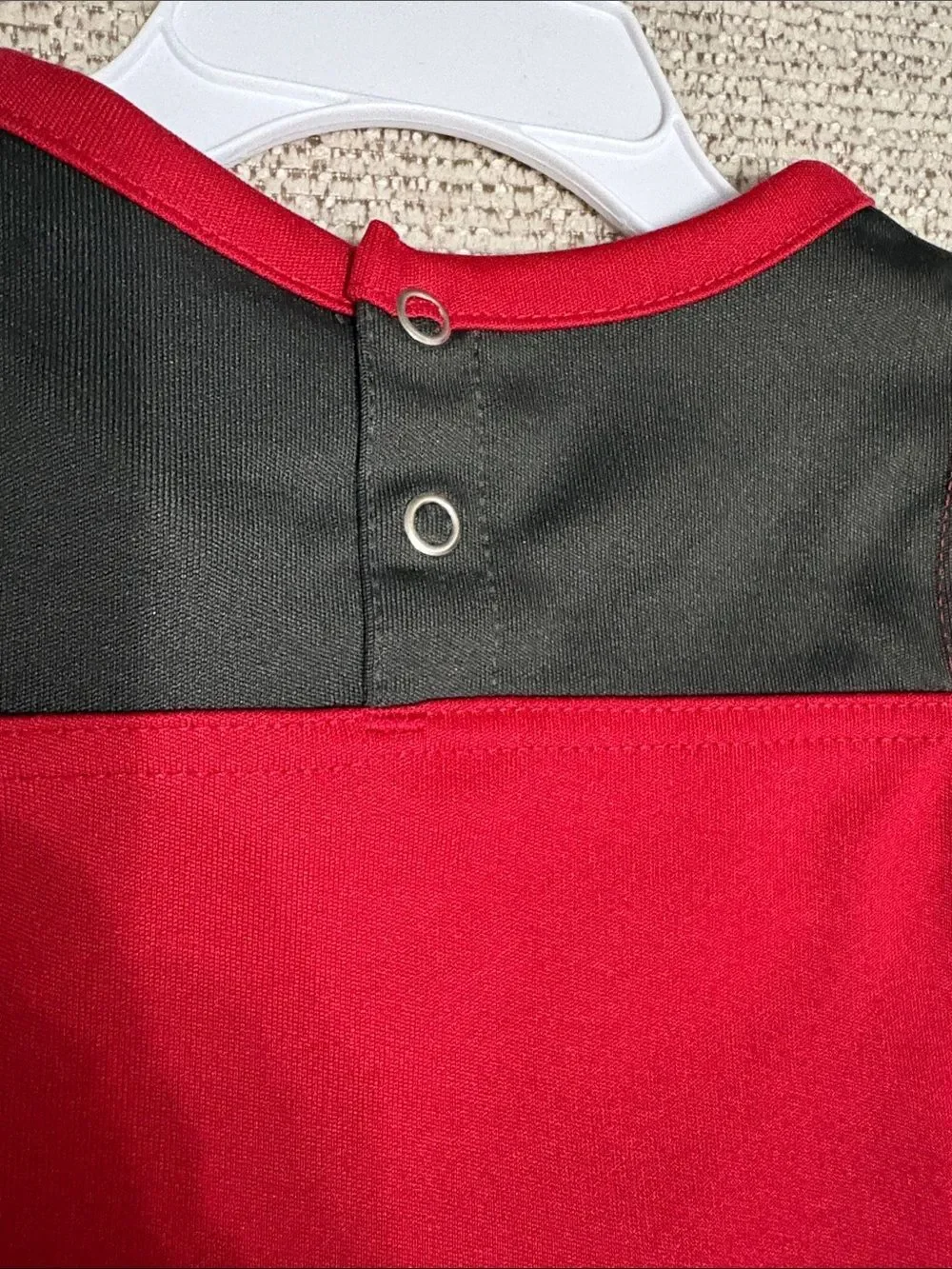 NFL Red and Black Buccaneers Cheerleader Outfit for Kids size 2T